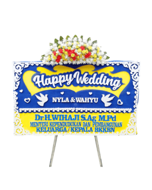 Karangan Bunga Papan Wedding Jakarta - New - 19