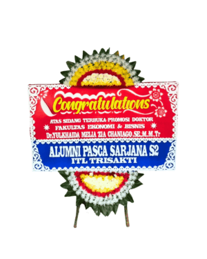 Karangan Bunga Papan Congratulation - Jakarta - New - 09