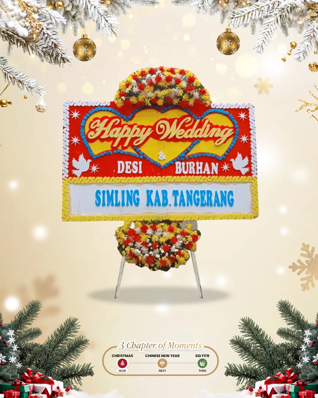 Karangan Bunga Wedding Jabodetabek - New 157