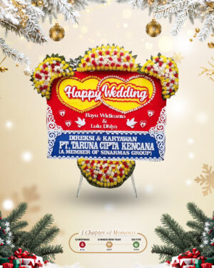 Karangan Bunga Papan Wedding Jakarta - New - 12