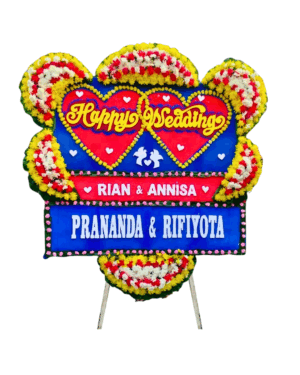 Karangan Bunga Papan Wedding Jabodetabek - New 215