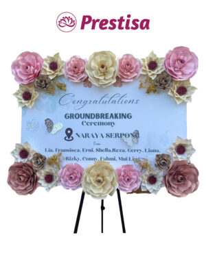 Karangan Bunga Papan Kertas - New - 011