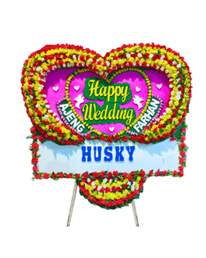 Karangan Bunga Papan Wedding Jabodetabek - New 213