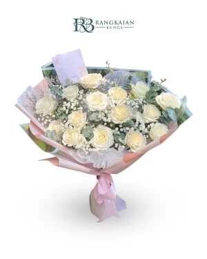 Heavenly White Roses