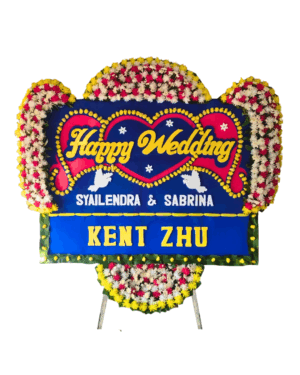 Karangan Bunga Papan Wedding Jabodetabek - New 217