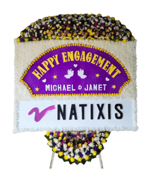 Karangan Bunga Papan Wedding Jabodetabek - New 216