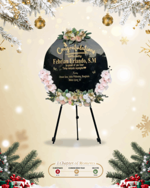 Karangan Bunga Papan Akrilik - New - 002