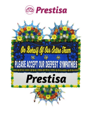 Karangan Bunga Papan Duka Cita Makassar - New 006