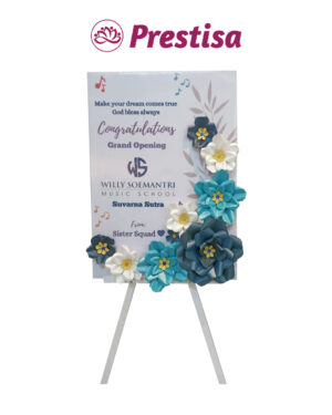 Karangan Bunga Papan Kertas - New - 009