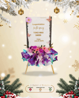 Karangan Bunga Papan Akrilik - New - 011