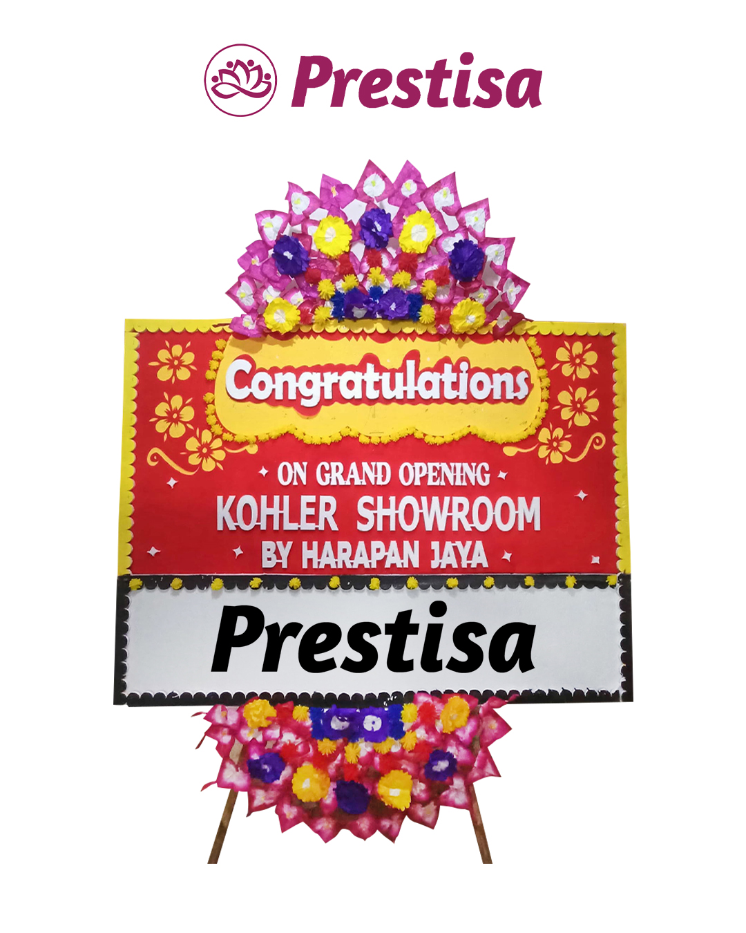 Karangan Bunga Papan Congratulations Makassar - New 009