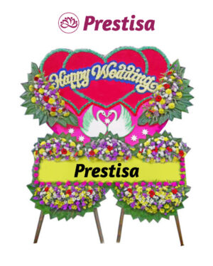 Karangan Bunga Love - New 004