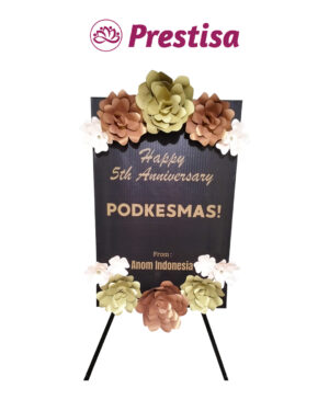 Karangan Bunga Papan Kertas - New - 001