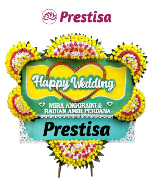 Karangan Bunga Papan Jumbo Wedding - New 023