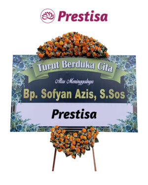 Karangan Bunga Papan Duka Cita Sidoarjo - New 008