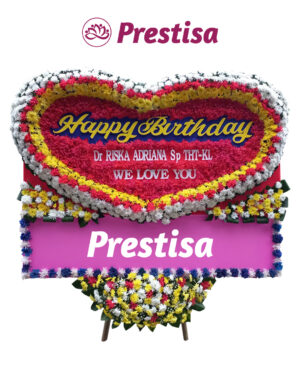 Karangan Bunga Love - New 005