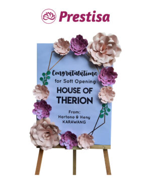 Karangan Bunga Papan Kertas - New - 023