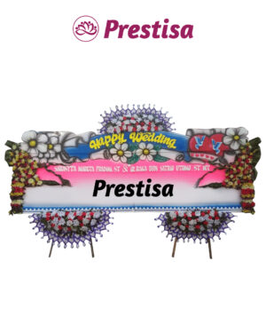 Karangan Bunga Papan Wedding Semarang - New 026