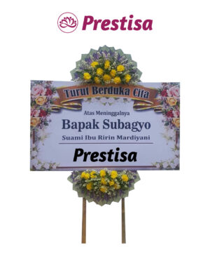 Karangan Bunga Papan Duka Cita Yogyakarta - New 004