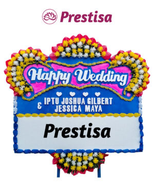 Karangan Bunga Papan Wedding Manado - New 016