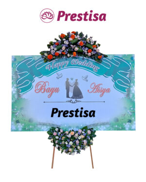 Karangan Bunga Papan Wedding Sidoarjo - New 018