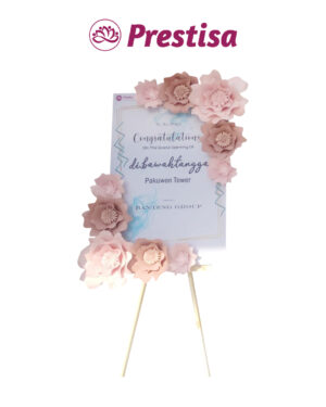 Karangan Bunga Papan Kertas - New - 022