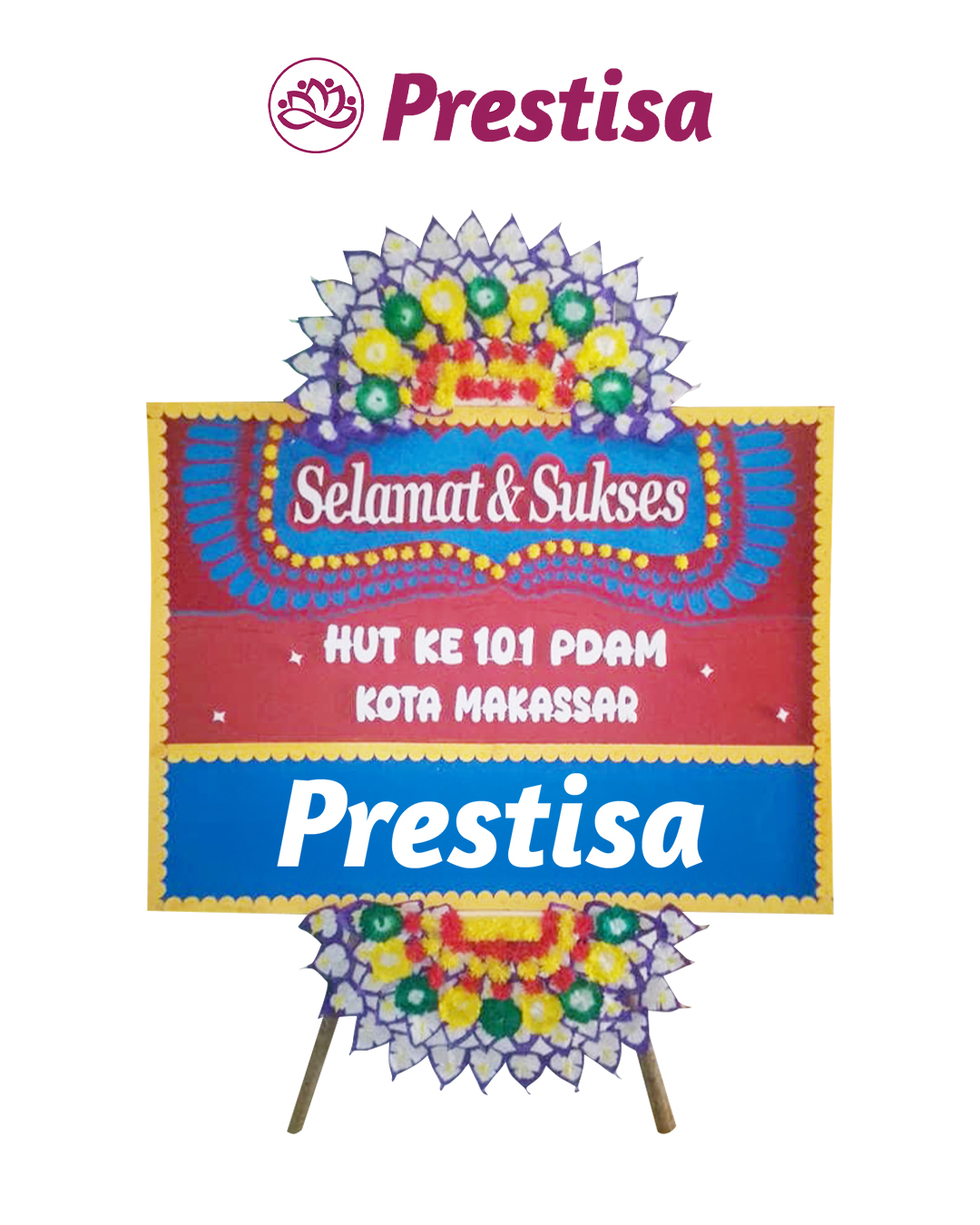 Karangan Bunga Papan Congratulations Makassar - New 010