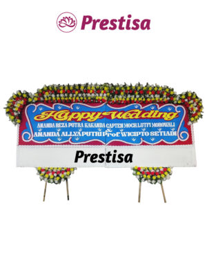 Karangan Bunga Papan Jumbo Wedding - New 027
