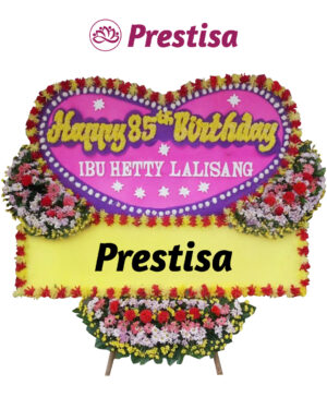 Karangan Bunga Love - New 009