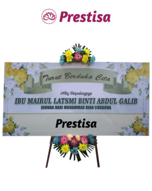 Karangan Bunga Papan Duka Cita Gorontalo - New 006