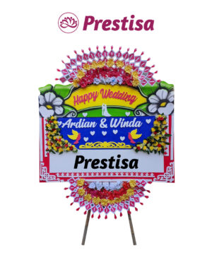 Karangan Bunga Papan Wedding Semarang - New 021