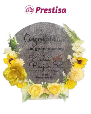 Karangan Bunga Akrilik Mini - New 006