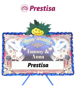 Karangan Bunga Papan Wedding Gorontalo - New 018