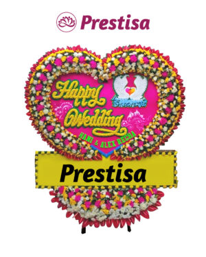 Karangan Bunga Love - New 010