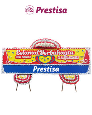 Karangan Bunga Papan Jumbo Wedding - New 029