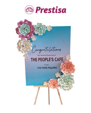 Karangan Bunga Papan Kertas - New - 020