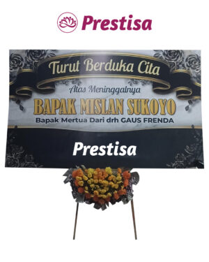 Karangan Bunga Papan Duka Cita Sidoarjo - New 001