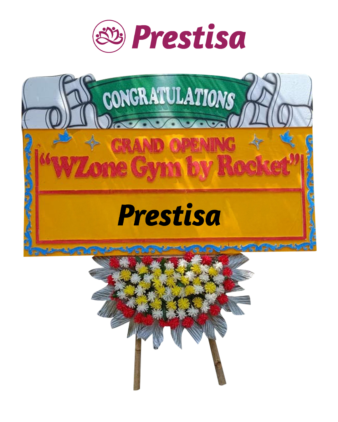 Karangan Bunga Papan Congratulations Yogyakarta - New 009