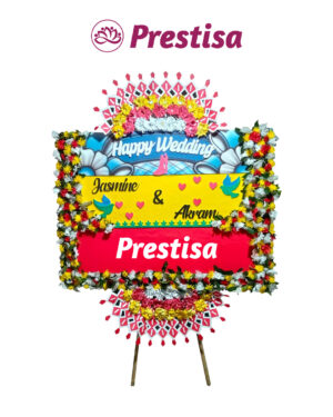 Karangan Bunga Papan Wedding Semarang - New 023