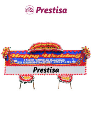 Karangan Bunga Papan Jumbo Wedding - New 028