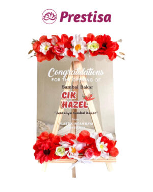 Karangan Bunga Akrilik Mini - New 002