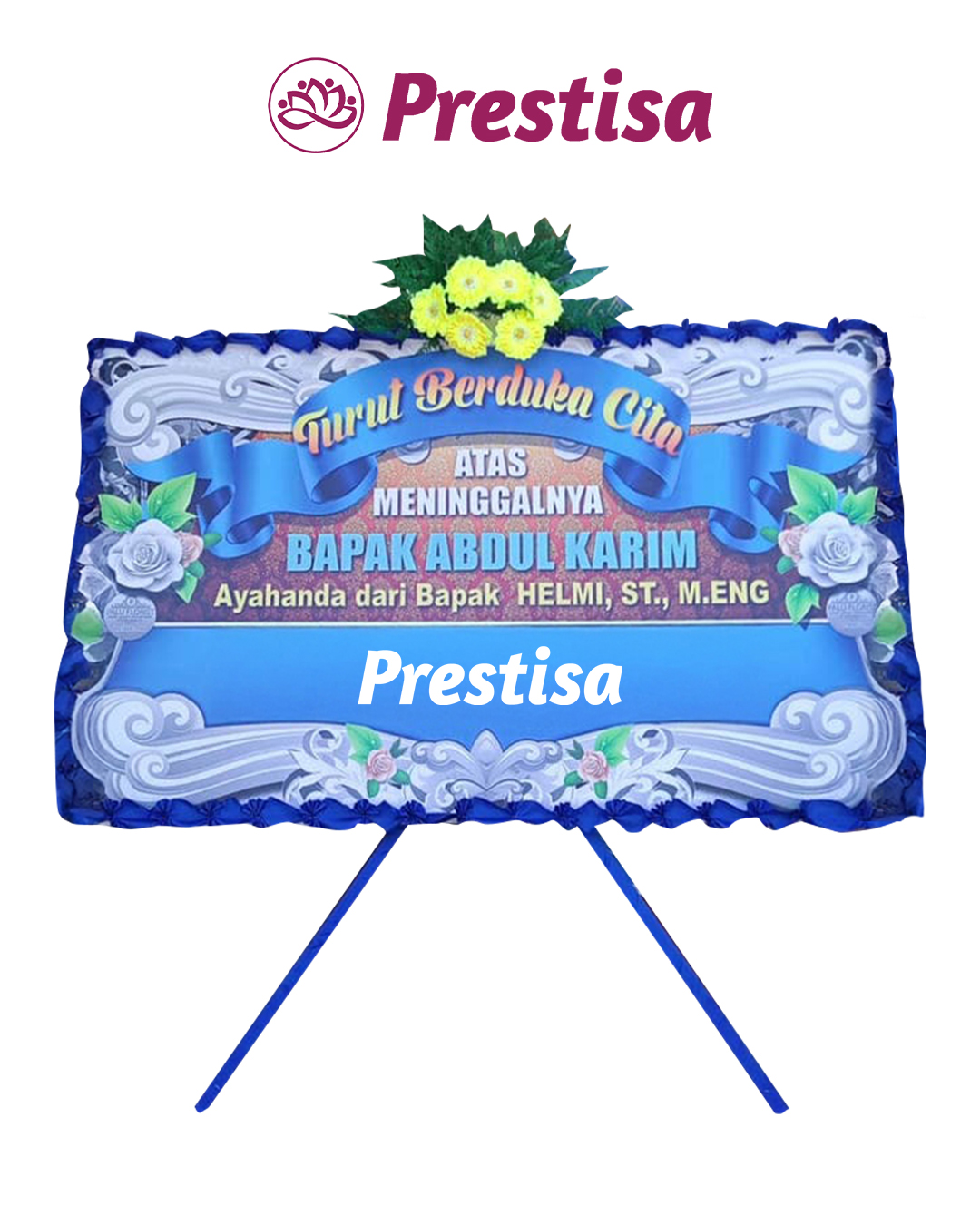 Karangan Bunga Papan Duka Cita Gorontalo - New 004