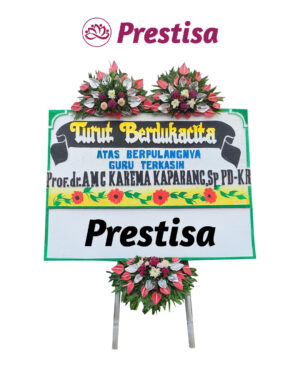 Karangan Bunga Papan Duka Cita Manado - New 007