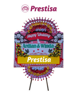 Karangan Bunga Papan Wedding Semarang - New 022