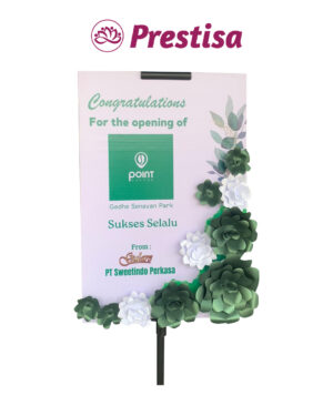 Karangan Bunga Papan Kertas - New - 017