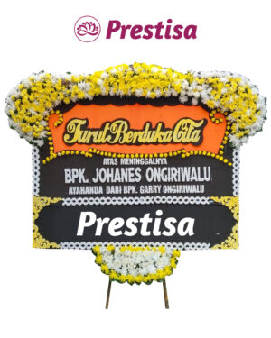 Karangan Bunga Papan Jumbo Duka Cita - New 001