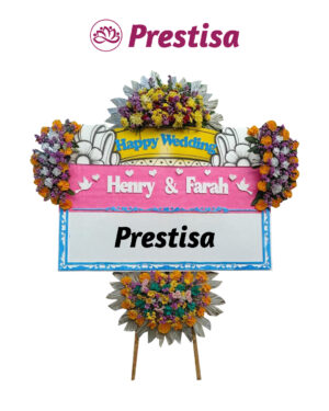 Karangan Bunga Papan Wedding Yogyakarta - New 022