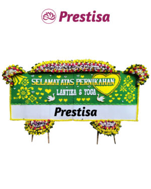 Karangan Bunga Papan Jumbo Wedding - New 025