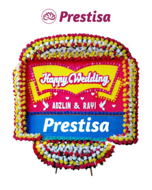 Karangan Bunga Papan Jumbo Wedding - New 024