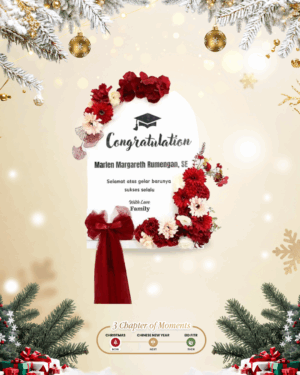 Karangan Bunga Papan Akrilik - New - 001